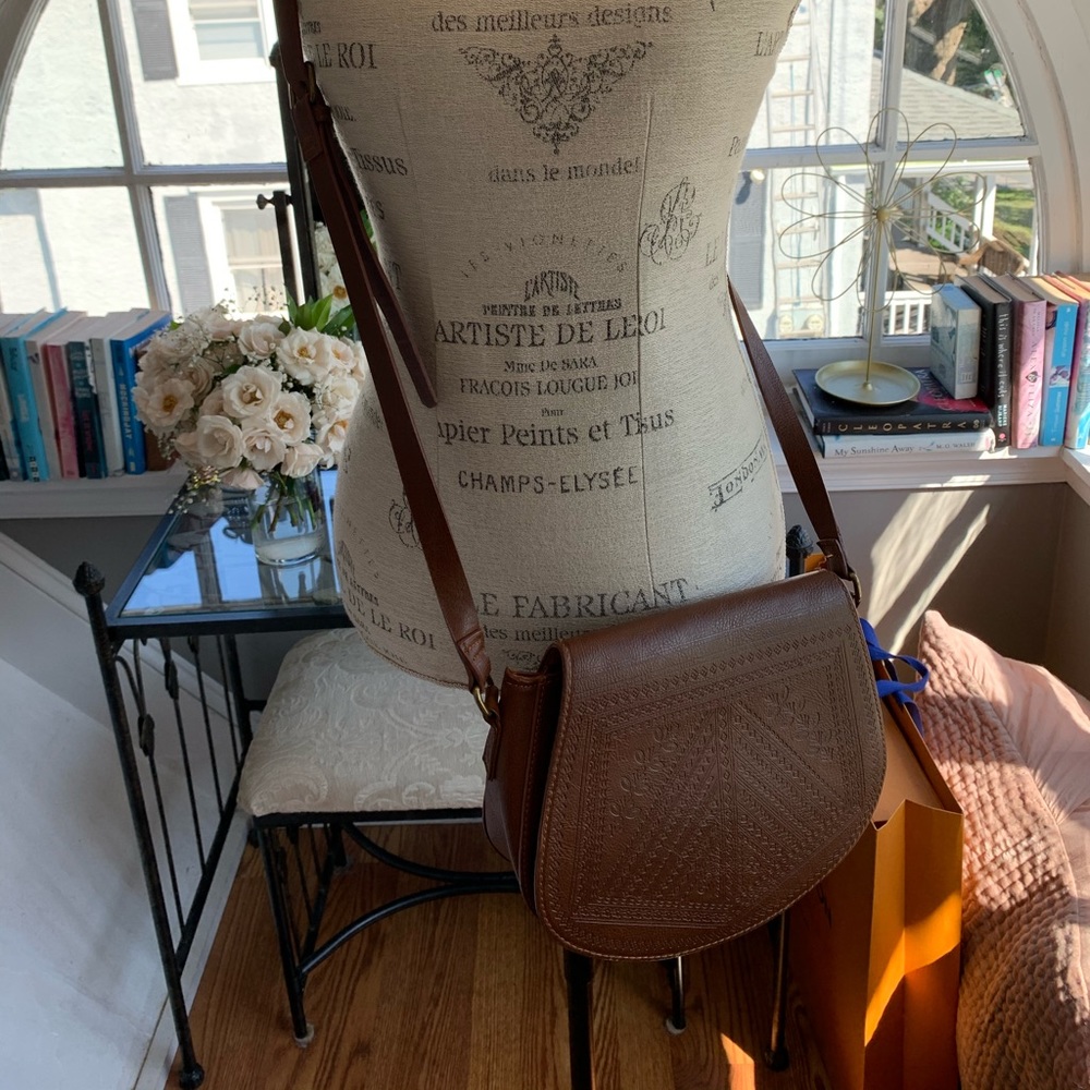 Brown crossbody bag